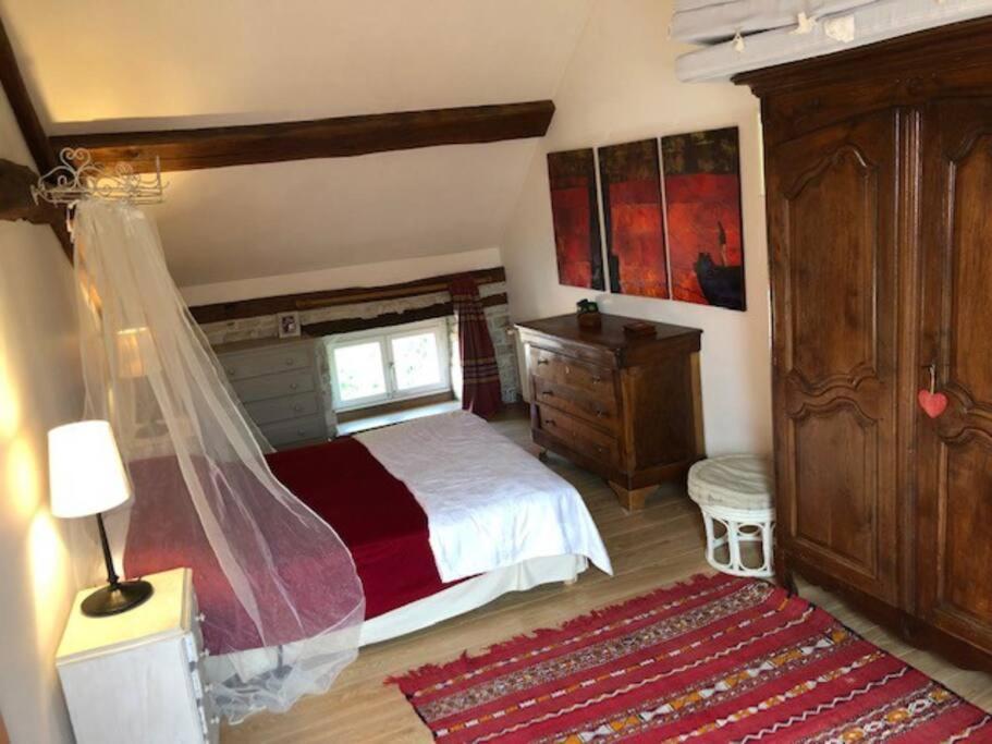 הוילה Annay-sur-Serein Magnifique Moulin Proche Chablis, Jacuzzi Et Riviere מראה חיצוני תמונה