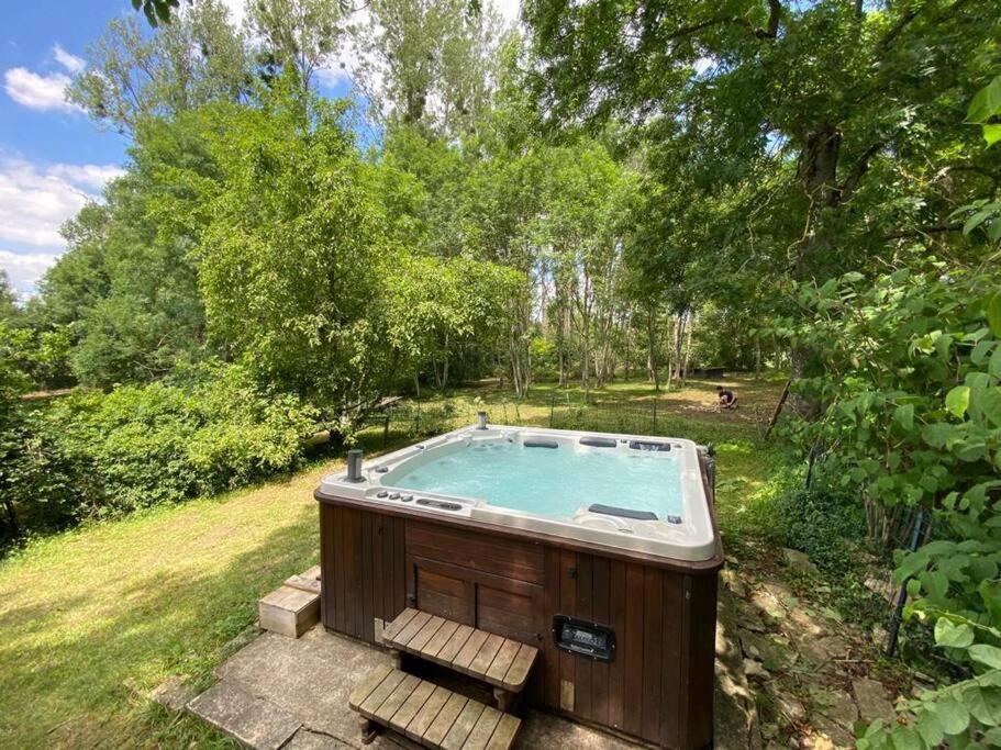 הוילה Annay-sur-Serein Magnifique Moulin Proche Chablis, Jacuzzi Et Riviere מראה חיצוני תמונה
