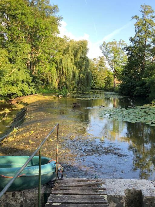 הוילה Annay-sur-Serein Magnifique Moulin Proche Chablis, Jacuzzi Et Riviere מראה חיצוני תמונה